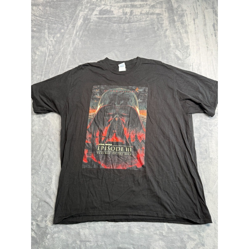 Star Wars Episode III Revenge Of The Sith T Shirt Mens 2XL Black